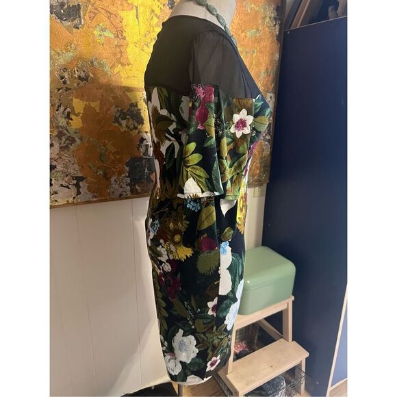 Desigual Morgana Autumn Floral Dress Retail $130 M - Picture 5 of 13